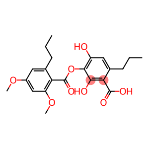 Benzoic acid,3-[(2,4-dimethoxy-6-propylbenzoyl)oxy]-2,4-dihydroxy-6-propyl-