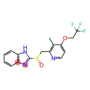 2-({[3-methyl-4-(2,2,2-trifluoroethoxy)pyridin-2-yl]methyl}sulfinyl)-1H-benzimidazole