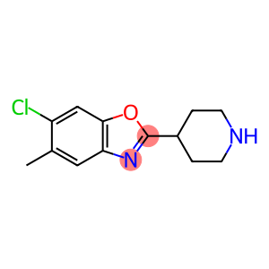 6-氯-5-甲基-2-哌啶-4-基-1,3-苯并噁唑