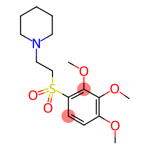 1-(2-((2,3,4-Trimethoxyphenyl)sulfonyl)ethyl)piperidine