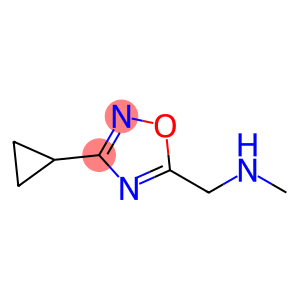 1,2,4-Oxadiazole-5-methanamine, 3-cyclopropyl-N-methyl-