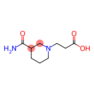 3-(3-carbamoylpiperidin-1-yl)propanoic acid