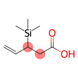 4-Pentenoic acid, 3-(trimethylsilyl)-