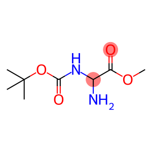 Acetic acid, amino[[(1,1-dimethylethoxy)carbonyl]amino]-, methyl ester (9CI)