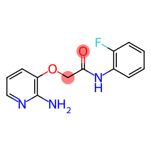 2-[(2-aminopyridin-3-yl)oxy]-N-(2-fluorophenyl)acetamide