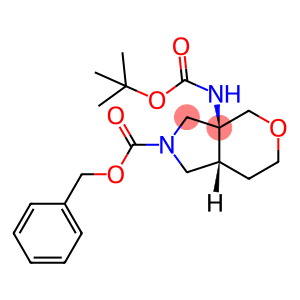(3aR,7aS)-benzyl 3a-(2-tert-butoxy-2-oxoethyl)-tetrahydropyrano[3,4-c]pyrrole-2(1H,3H,6H)-carboxylate