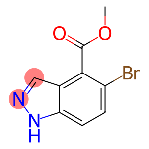 1H-Indazole-4-carboxylic acid, 5-broMo-, Methyl ester