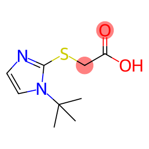 2-[(1-tert-butyl-1H-imidazol-2-yl)sulfanyl]acetic acid