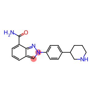 2H-Indazole-7-carboxamide, 2-[4-(3-piperidinyl)phenyl]-