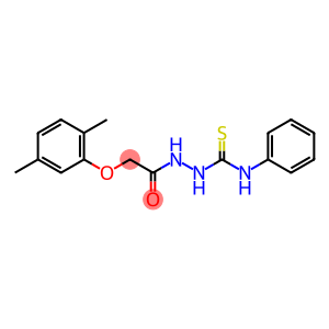 2-[(2,5-dimethylphenoxy)acetyl]-N-phenylhydrazinecarbothioamide