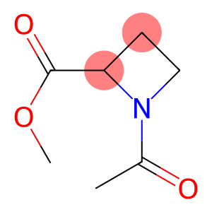 2-Azetidinecarboxylic acid, 1-acetyl-, methyl ester (9CI)