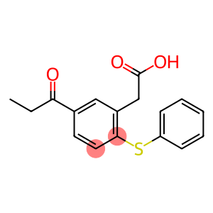 2-(2-phenylsulfanyl-5-propanoyl-phenyl)acetic acid