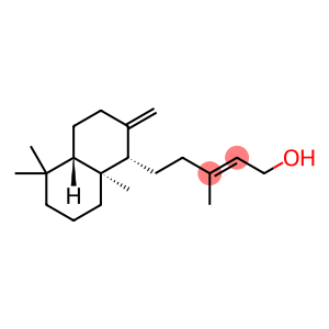 2-Penten-1-ol, 5-[(1S,4aS,8aS)-decahydro-5,5,8a-trimethyl-2-methylene-1-naphthalenyl]-3-methyl-, (2E)-