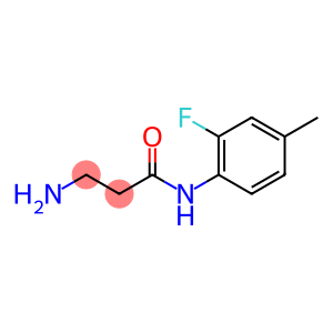 N~1~-(2-fluoro-4-methylphenyl)-beta-alaninamide(SALTDATA: HCl)