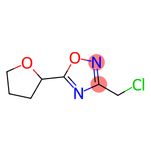 3-(chloromethyl)-5-(tetrahydrofuran-2-yl)-1,2,4-oxadiazole(SALTDATA: FREE)