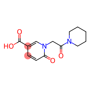 6-oxo-1-[2-oxo-2-(piperidin-1-yl)ethyl]-1,6-dihydropyridine-3-carboxylic acid
