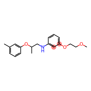 3-(2-methoxyethoxy)-N-[2-(3-methylphenoxy)propyl]aniline