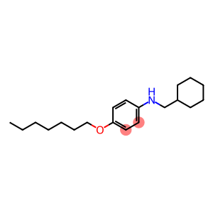 N-(Cyclohexylmethyl)-4-(heptyloxy)aniline