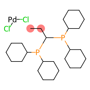 Dichloro bis(dicyclohexylphosphino)propane palladium(II)