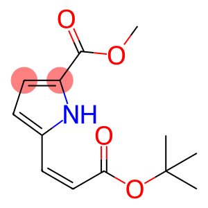 1H-Pyrrole-2-carboxylic acid, 5-[(1Z)-3-(1,1-dimethylethoxy)-3-oxo-1-propen-1-yl]-, methyl ester
