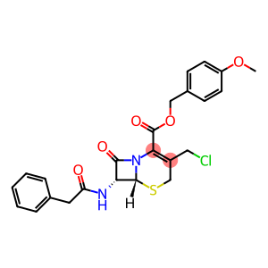 (4-methoxyphenyl)methyl (6R)-3-(chloromethyl)-8-oxo-7-[(2-phenylacetyl)amino]-5-thia-1-azabicyclo[4.2.0]oct-2-ene-2-carboxylate