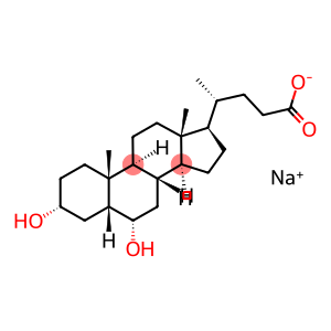 3,6-dihydroxy-,monosodiumsalt,(3alpha,5beta,6alpha)-cholan-24-oicaci