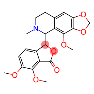 6,7-二甲氧基-3-(4-甲氧基-6-甲基-5,6,7,8-四氢 - [1,3]二氧杂环戊烯并[4,5-G]异喹啉-5-基)-3H-异苯并呋喃 -1-酮