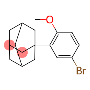1-(5-bromo-2-methoxyphenyl)-tricyclo[3,3,1,13,7]decane (intermediate of adapalene)