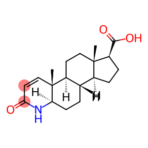 (5ALPHA,17BETA)-3-氧代-4-氮杂雄甾-1-烯-17-甲酸