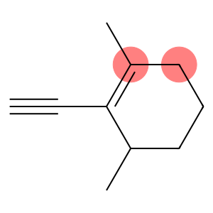 Cyclohexene, 1-ethynyl-2,6-dimethyl- (9CI)