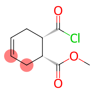 3-Cyclohexene-1-carboxylic acid, 6-(chlorocarbonyl)-, methyl ester, (1R-cis)- (9CI)