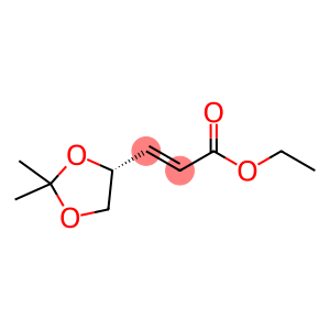 2(E)-Propenoic acid, 3-[(4R)-(2,2-dimethyl-1,3-dioxolan-4-yl) ethyl ester
