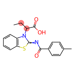 2-[2-(4-Methyl-benzoyliMino)-benzothiazol-3-yl]-butyric acid
