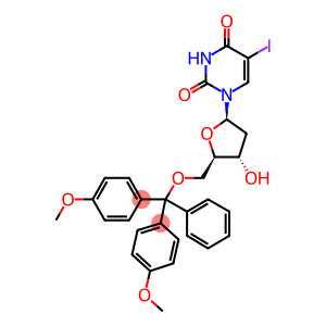 1-((2R,4S,5R)-5-((双(4-甲氧基苯基)(苯基)甲氧基)甲基)-4-羟基四氢呋喃-2-基)-5-碘嘧啶-2,4(1H,3H) -二酮