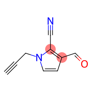 1H-Pyrrole-2-carbonitrile, 3-formyl-1-(2-propynyl)- (9CI)