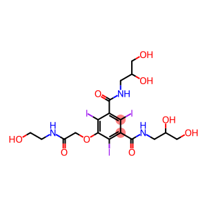 N,N'-双(2,3-二羟丙基)-5-(2-(2-羟乙酰胺基)-2-氧代乙氧基)- 2,4,6-三碘-1,3-苯二甲酰胺