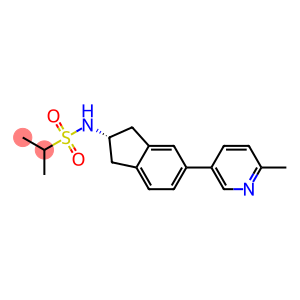 2-PropanesulfonaMide, N-[(2S)-2,3-dihydro-5-(6-Methyl-3-pyridinyl)-1H-inden-2-yl]-