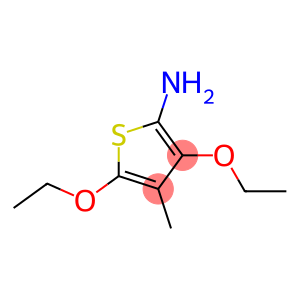 2-Thiophenamine,3,5-diethoxy-4-methyl-(9CI)