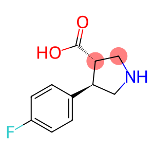 (3S,4R)-4-(4-氟苯基)吡咯烷-3-羧酸