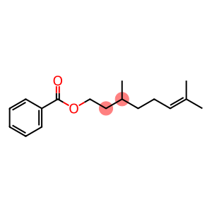 3,7-dimethyloct-6-enyl benzoate