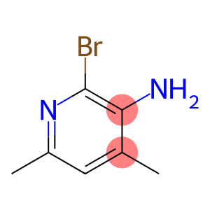 2-溴-3-氨基-4,6-二甲基吡啶