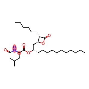 N-甲酰基-D-亮氨酸 (1S)-1-[[(2S,3S)-3-己基-4-氧代-2-氧杂环丁基]甲基]十二烷基酯