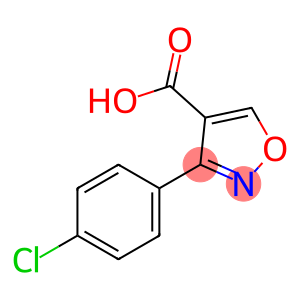 3-(4-chlorophenyl)-1,2-oxazole-4-carboxylic acid