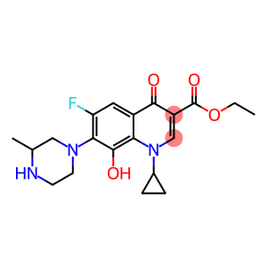 ethyl 1-cyclopropyl-6-fluoro-8-hydroxy-7-(3-Methylpiperazin-1-yl)-4-oxo-1,4-dihydroquinoline-3-carboxylate