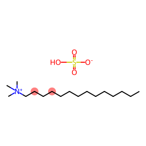 Tetradecyltrimethylammonium  hydrogen  sulfate,  Trimethyltetradecylammonium  bisulfate