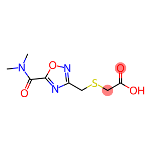 [({5-[(dimethylamino)carbonyl]-1,2,4-oxadiazol-3-yl}methyl)thio]acetic acid