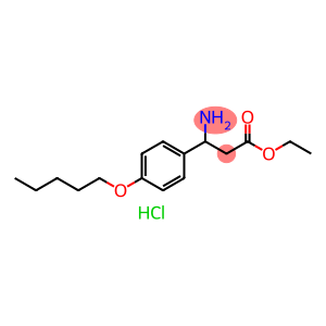 Ethyl 3-amino-3-[4-(pentyloxy)phenyl]propanoate, HCl