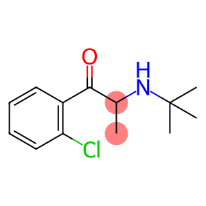 1-Propanone, 1-(2-chlorophenyl)-2-[(1,1-dimethylethyl)amino]-