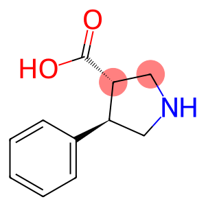 3-Pyrrolidinecarboxylicacid, 4-phenyl-, (3S,4R)-