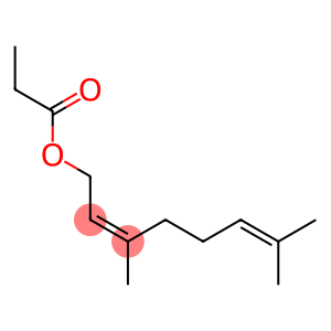 cis-3,7-dimethyl-2,6-octadien-1-ol,propionate